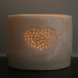 full heart mini tealight holder
