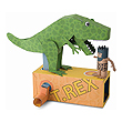 t-rex - paper animation