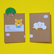 cloud - bookmark cover notebook by Noodoll