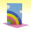 rainbow greeting card by Noodoll