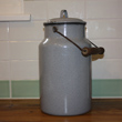 enamel biscuit barrel 