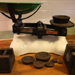 Large enamel avery scales and weights