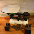 Large enamel avery scales and weights
