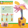 flying pig - paper animation